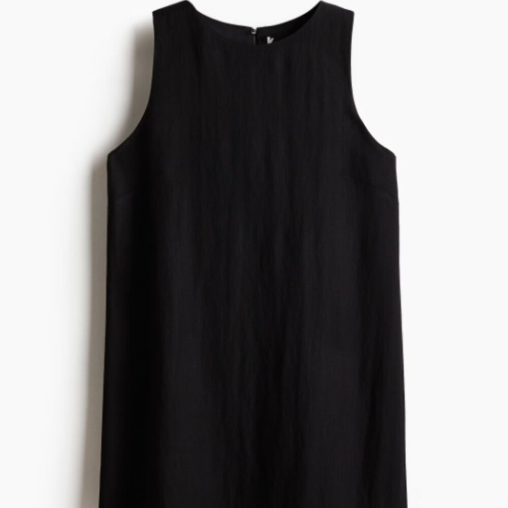 H&M Shift Dress, Medium, Black